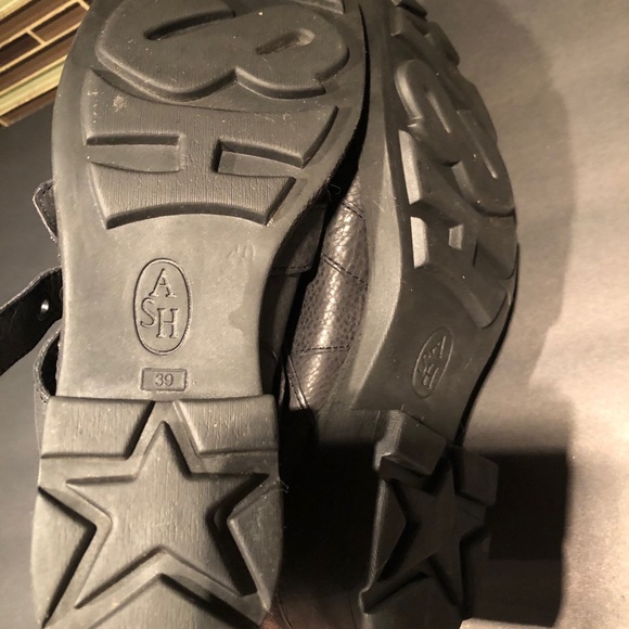 Ash Zipper Combat Boots Size 39 - Picture 5 of 5